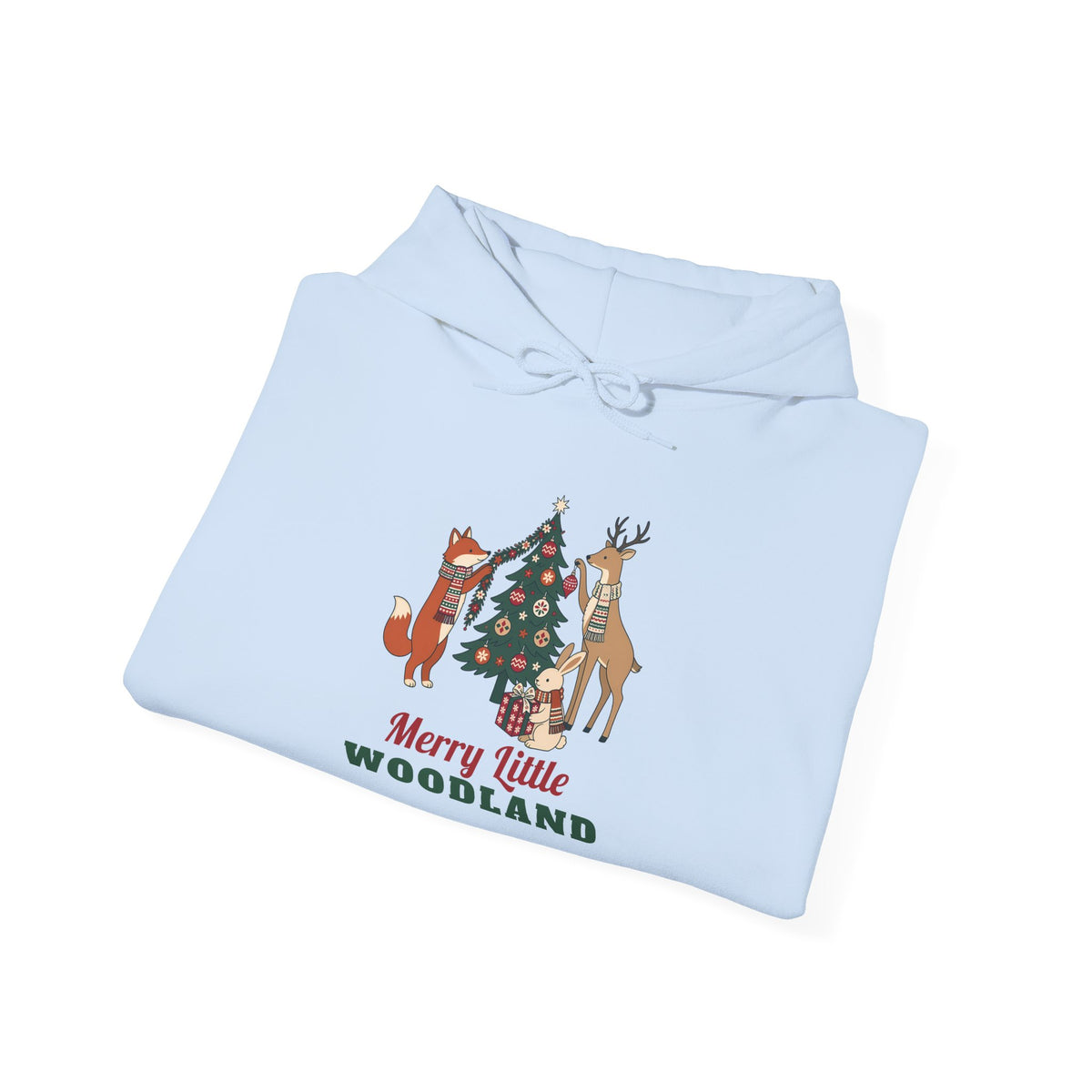 Merry Little Woodland unisex hoodie