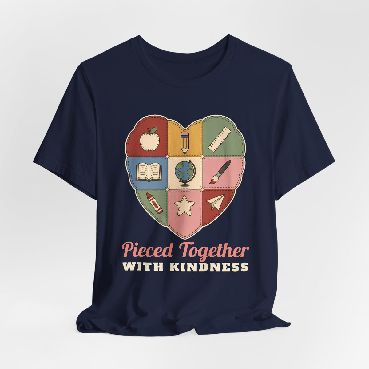 Pieced Together with Kindness unisex tee