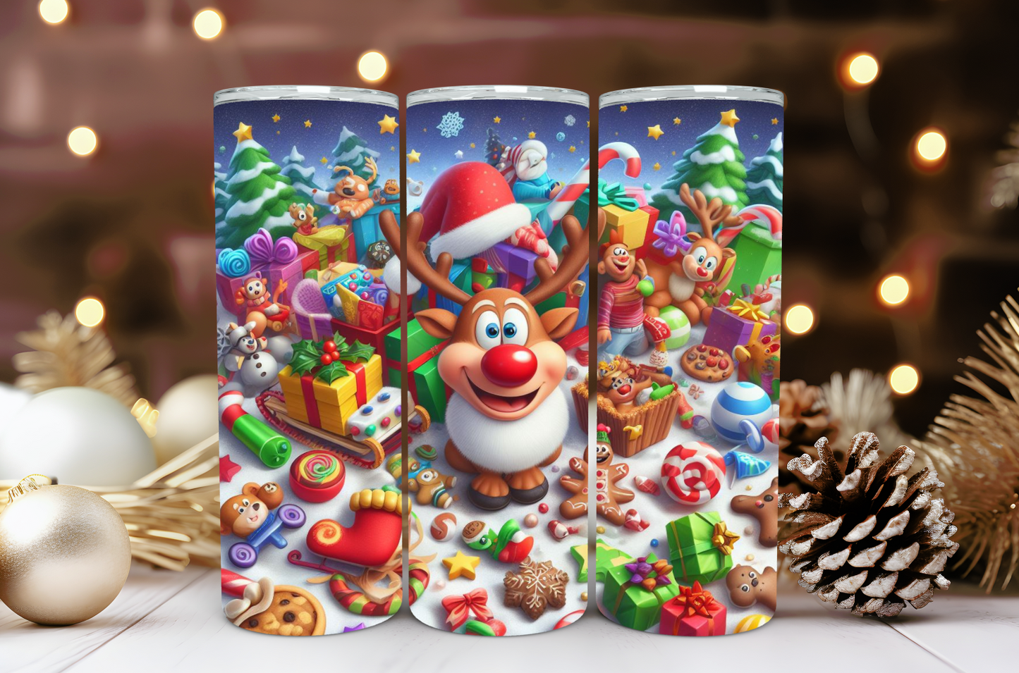 Cartoon Rudy 20oz Tumbler