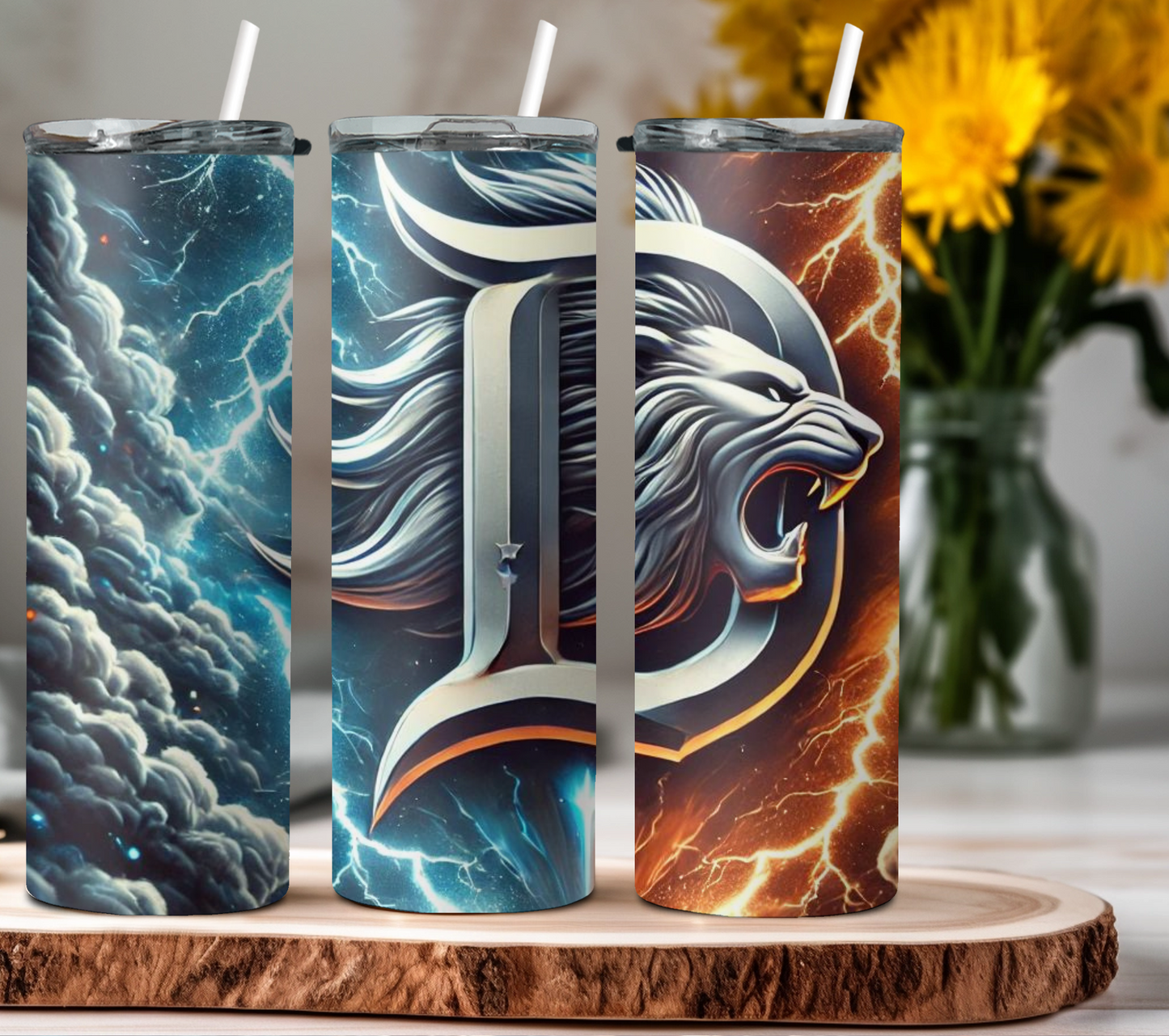 π¦β‘ Unleash the Power with the Silver Lions Tumbler! β‘π¦