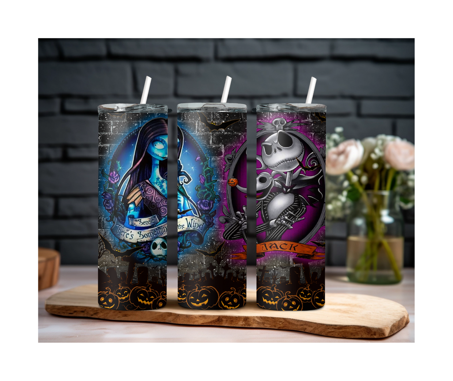 Jack and Sally 20oz Tumbler