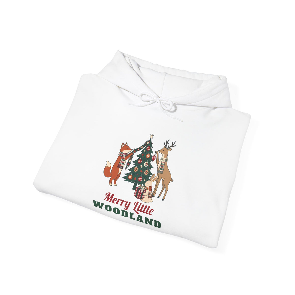 Merry Little Woodland unisex hoodie