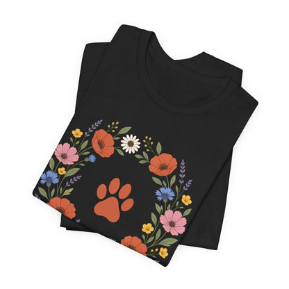 Wildflower Paws unisex tee