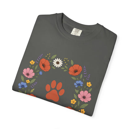 Wildflower Paws unisex tee