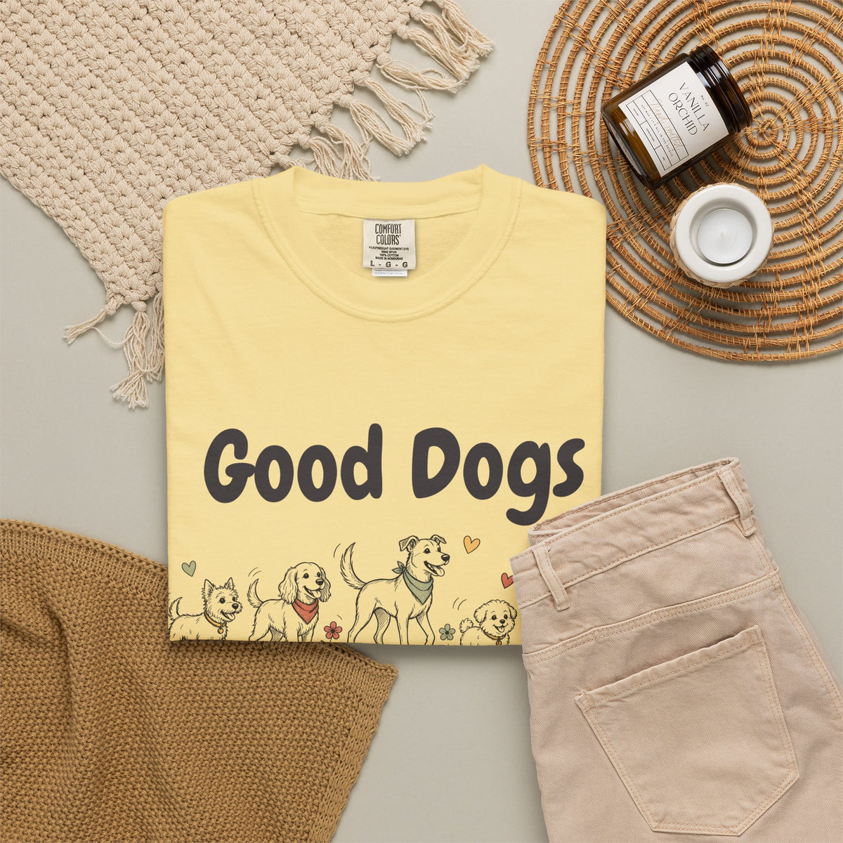 Good Dogs Make Good Days unisex tee