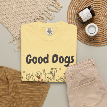 Good Dogs Make Good Days unisex tee