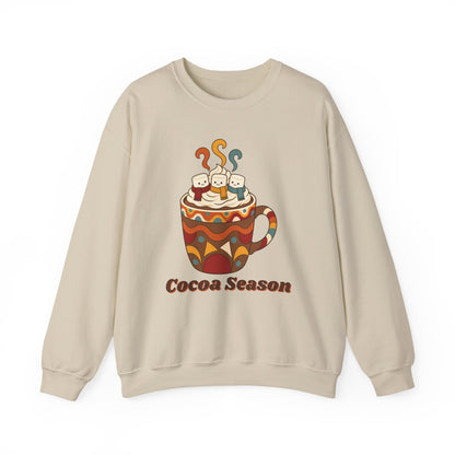 Cocoa Season unisex crewneck sweatshirt in Sand