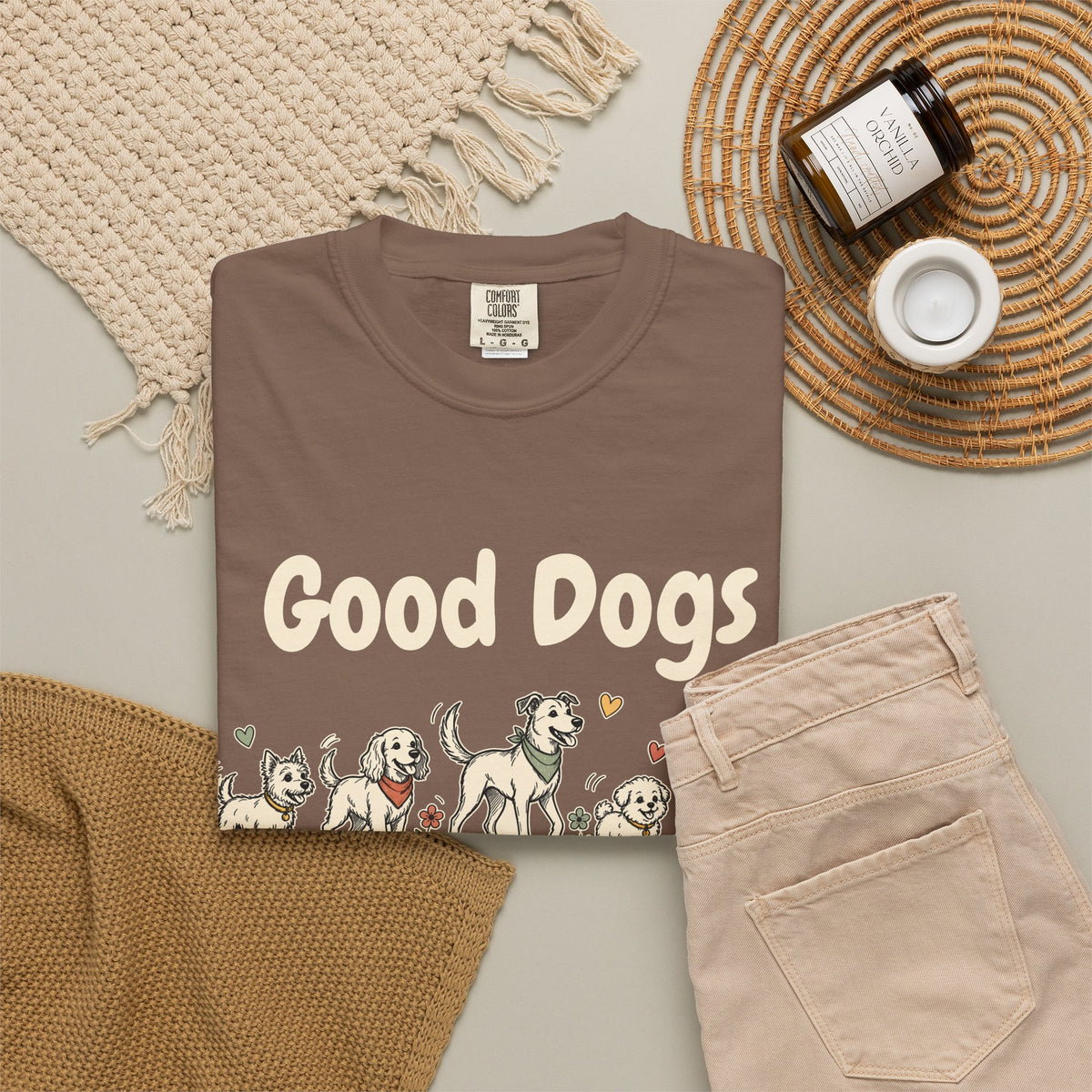 Good Dogs Make Good Days unisex tee
