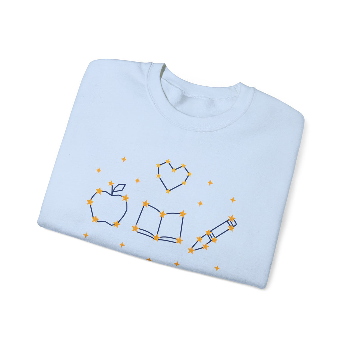 Teach with Heart unisex crewneck sweatshirt