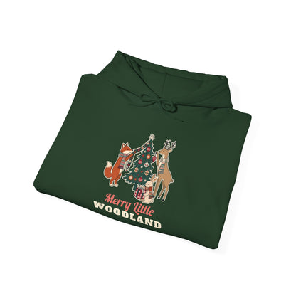 Merry Little Woodland unisex hoodie