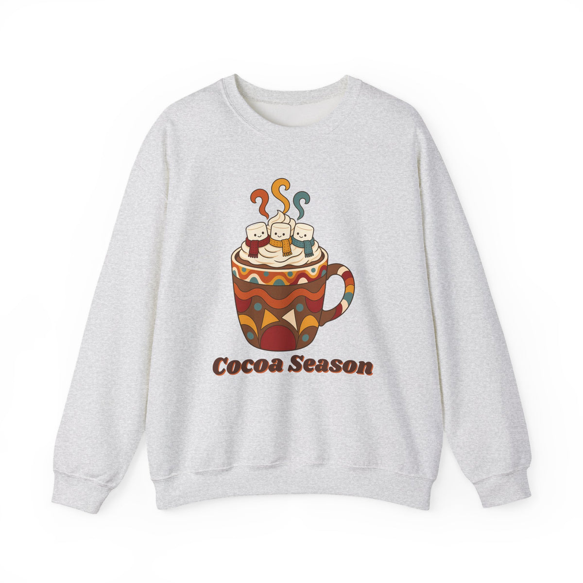 Cocoa Season unisex crewneck sweatshirt in Ash