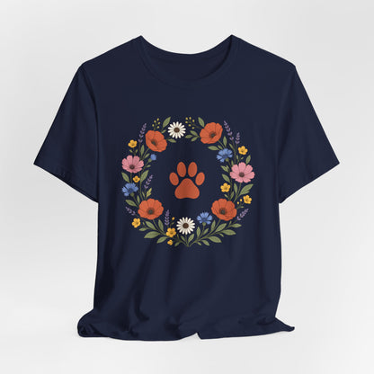 Wildflower Paws unisex tee