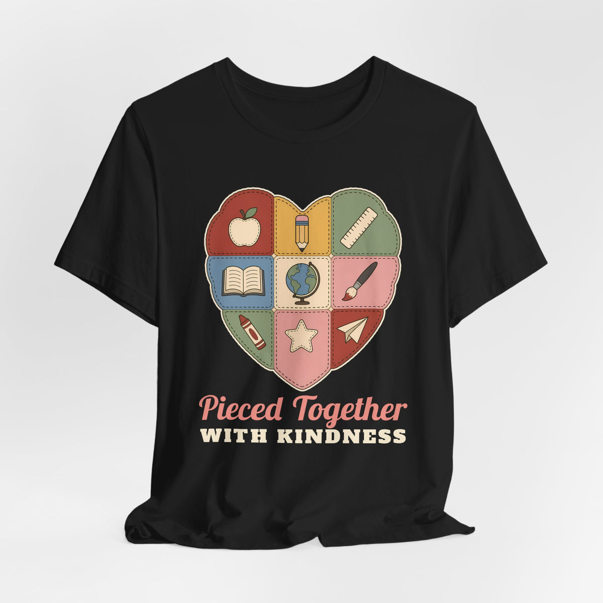 Pieced Together with Kindness unisex tee