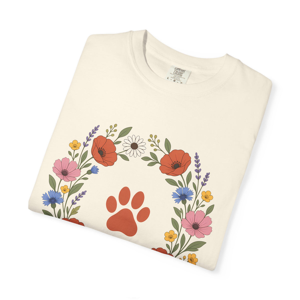 Wildflower Paws unisex tee