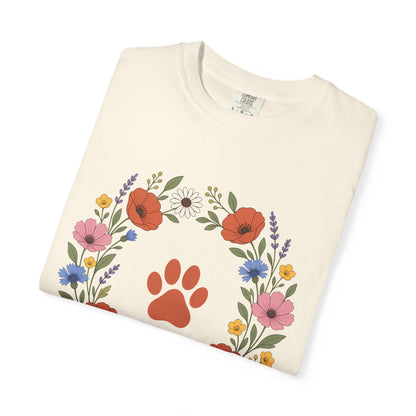 Wildflower Paws unisex tee