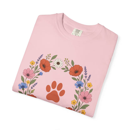 Wildflower Paws unisex tee