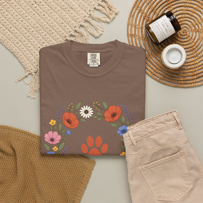 Wildflower Paws unisex tee