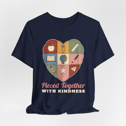 Pieced Together with Kindness unisex tee