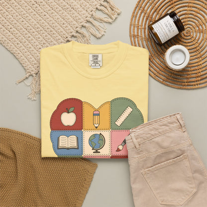 Pieced Together with Kindness unisex tee