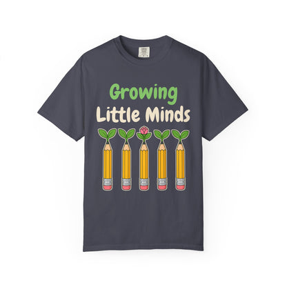 Growing Little Minds unisex tee in Navy