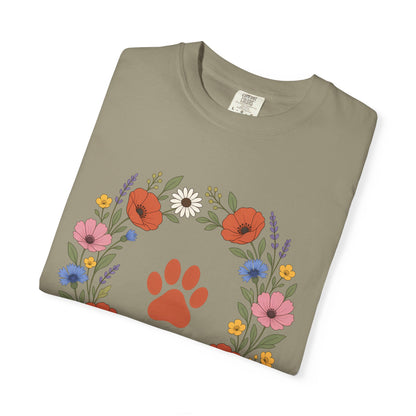Wildflower Paws unisex tee