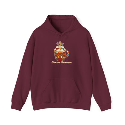 Cocoa Season unisex hoodie in Maroon