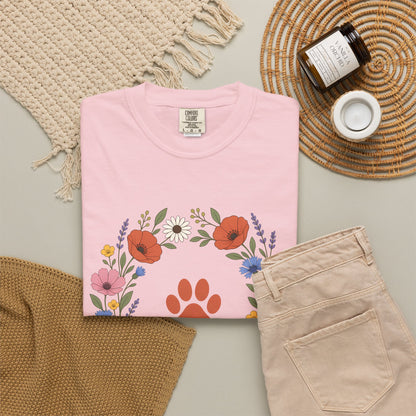 Wildflower Paws unisex tee