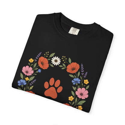 Wildflower Paws unisex tee