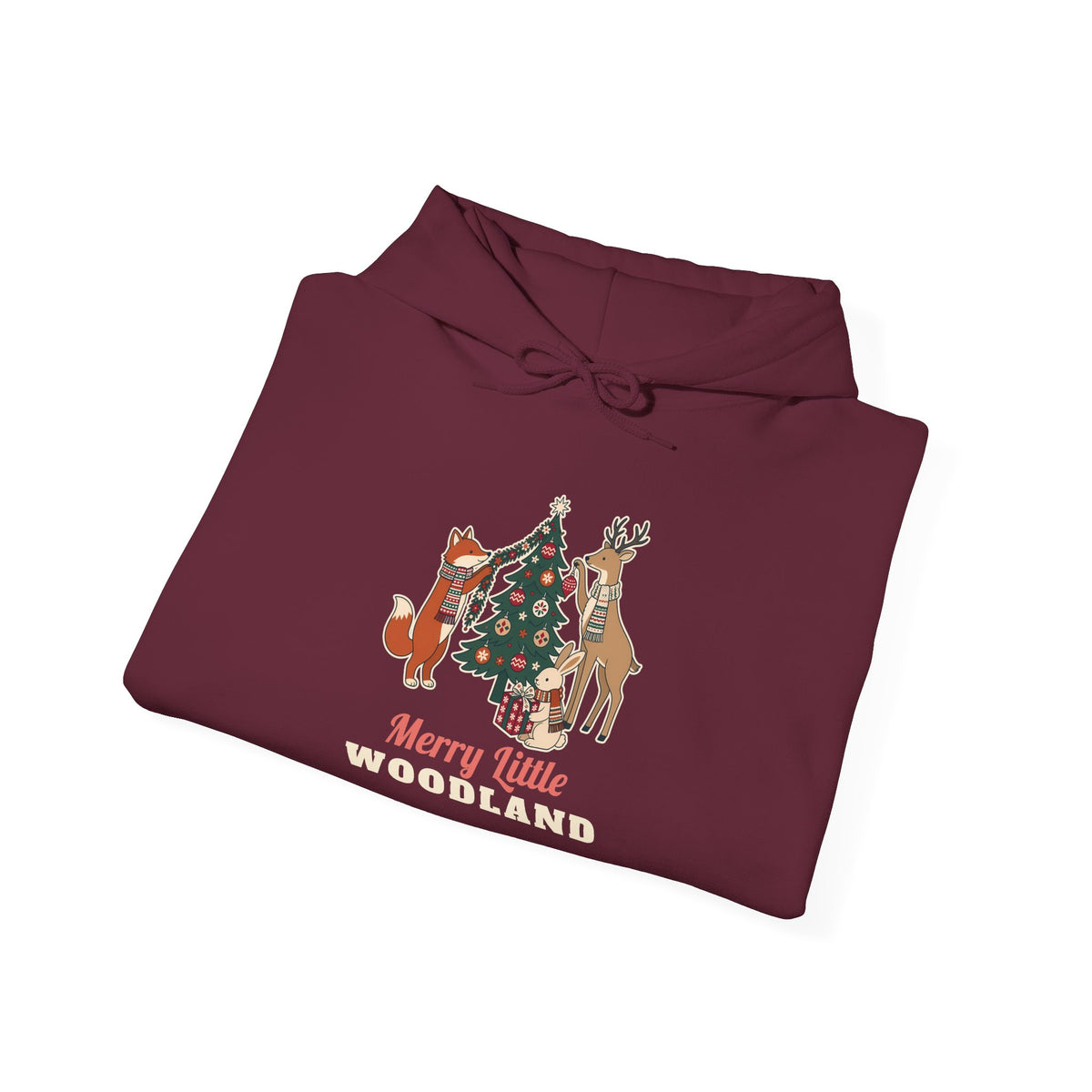 Merry Little Woodland unisex hoodie