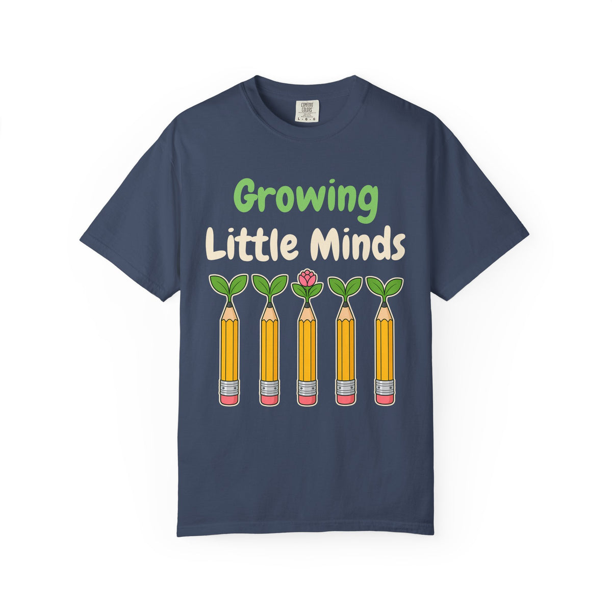 Growing Little Minds unisex tee in Midnight