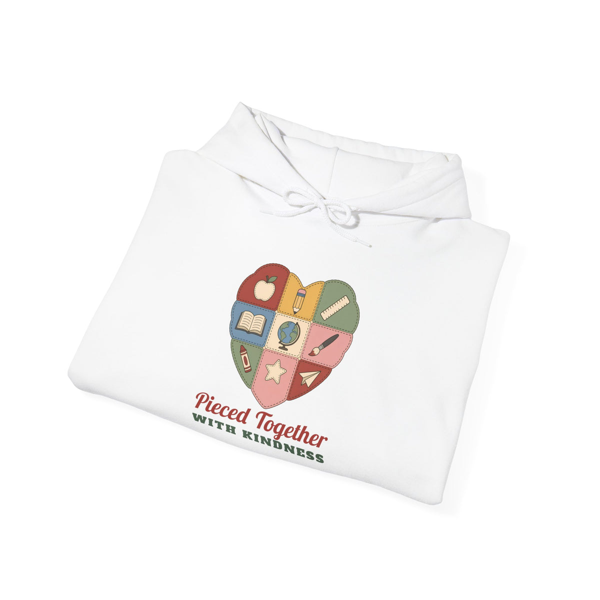 Pieced Together with Kindness unisex hoodie