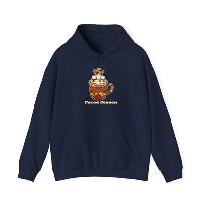 Cocoa Season unisex hoodie in Navy