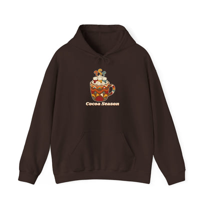 Cocoa Season unisex hoodie in Dark Chocolate