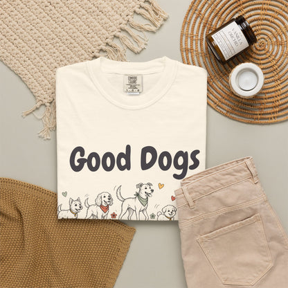 Good Dogs Make Good Days unisex tee