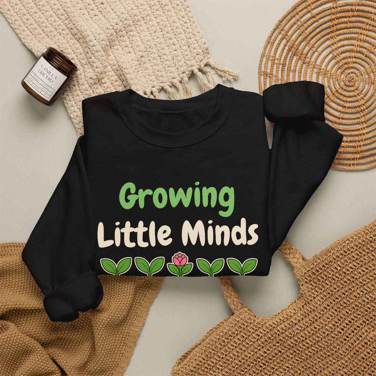 Growing Little Minds unisex crewneck sweatshirt