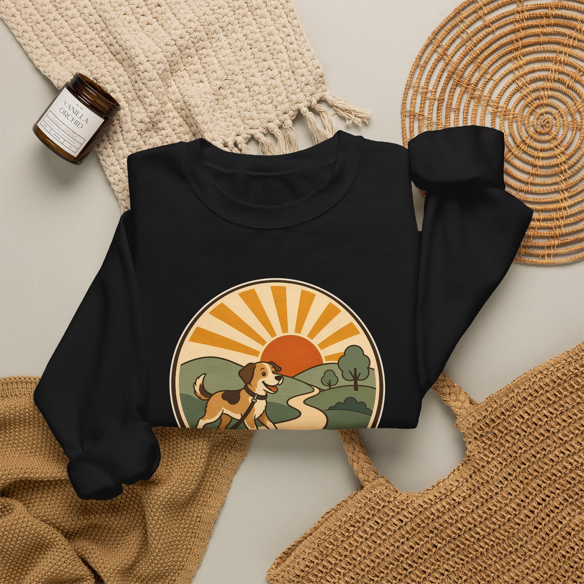 Morning Walk Club unisex crewneck sweatshirt
