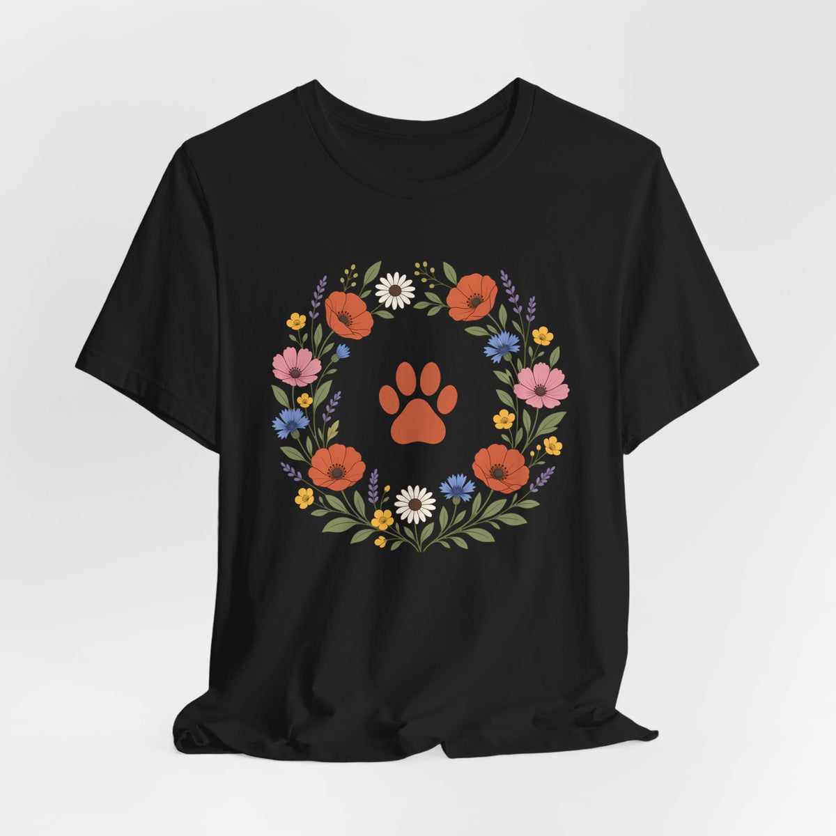 Wildflower Paws unisex tee