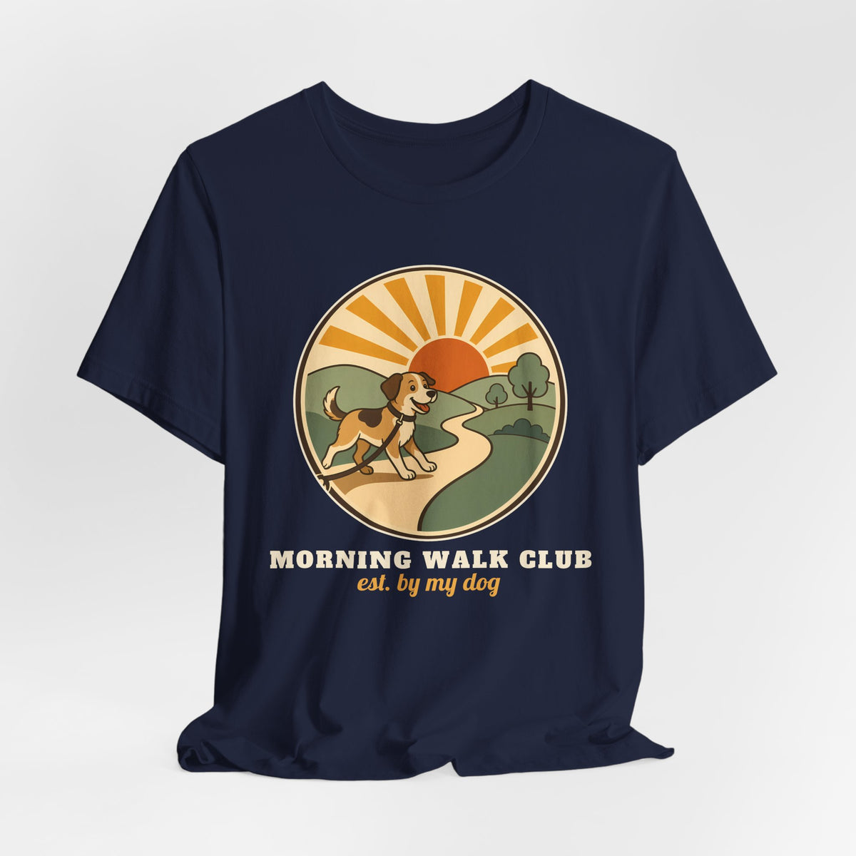 Morning Walk Club unisex tee