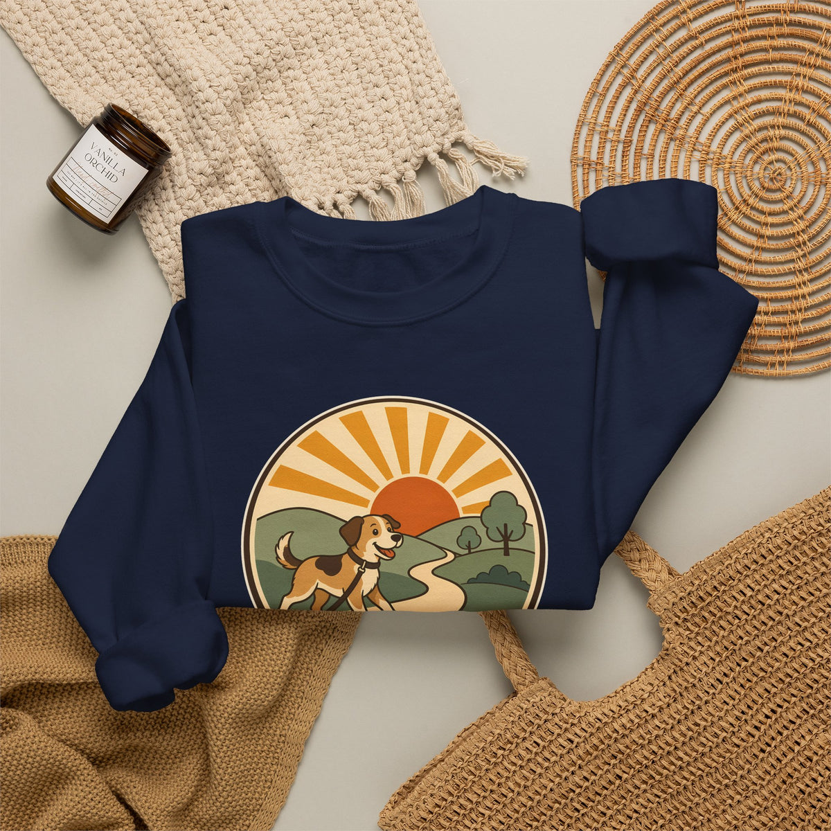 Morning Walk Club unisex crewneck sweatshirt