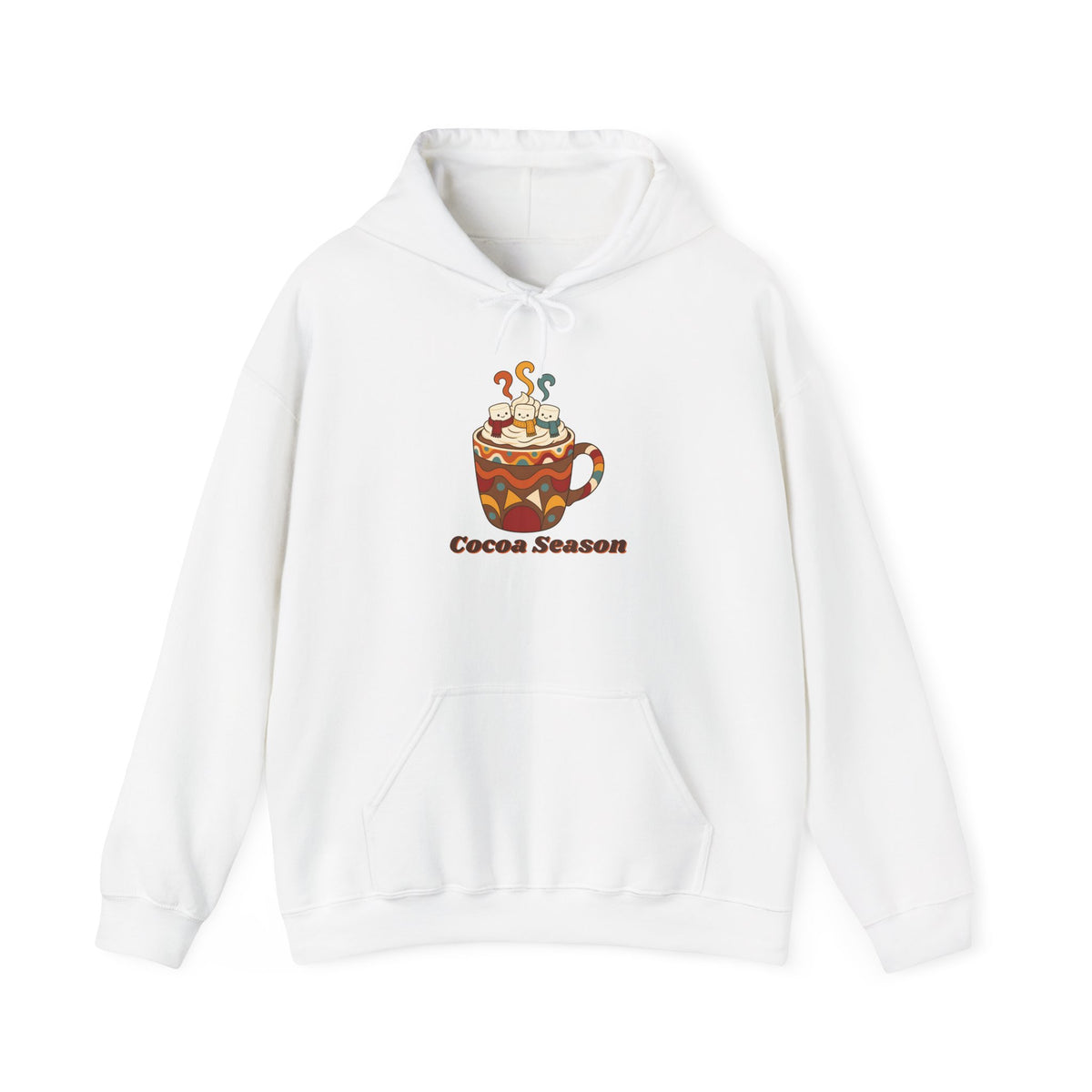 Cocoa Season unisex hoodie in White
