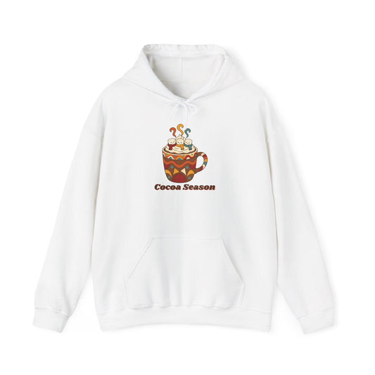 Cocoa Season unisex hoodie in White