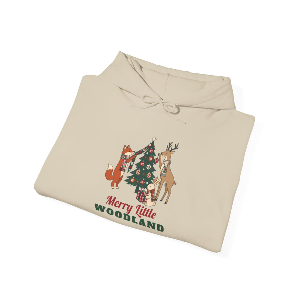 Merry Little Woodland unisex hoodie