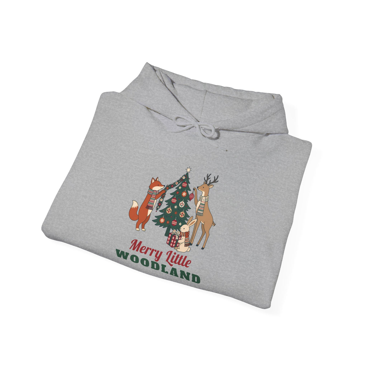 Merry Little Woodland unisex hoodie