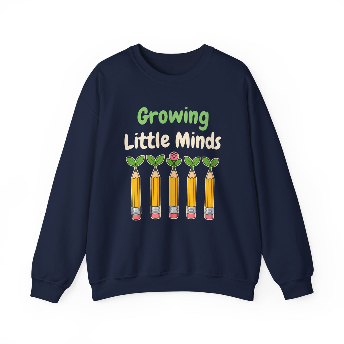 Growing Little Minds unisex crewneck sweatshirt in Navy