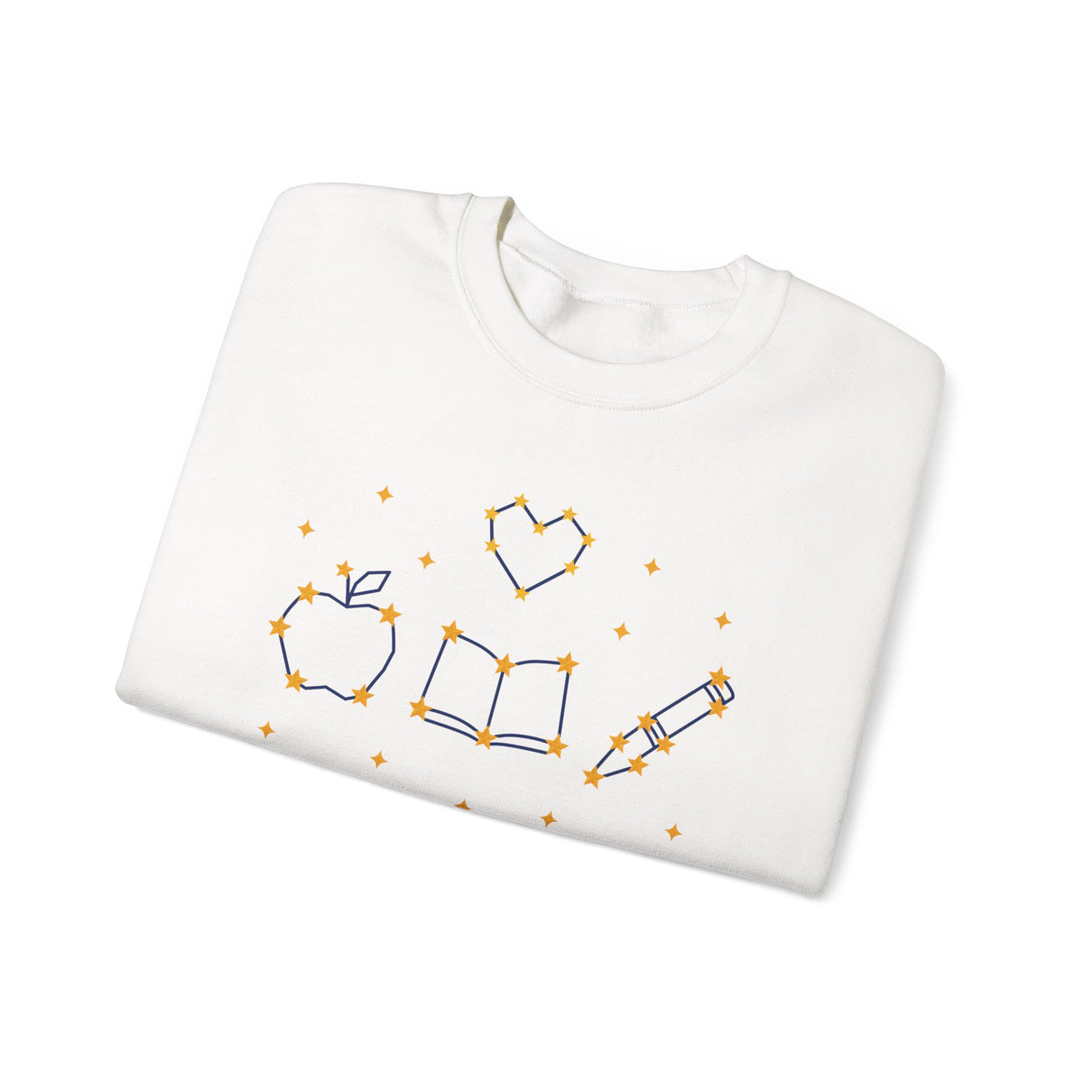 Teach with Heart unisex crewneck sweatshirt