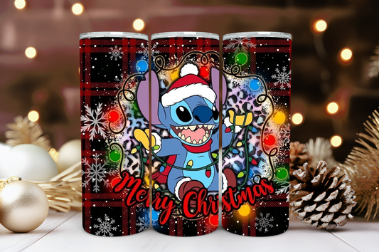 Stitch Christmas 20oz Tumbler